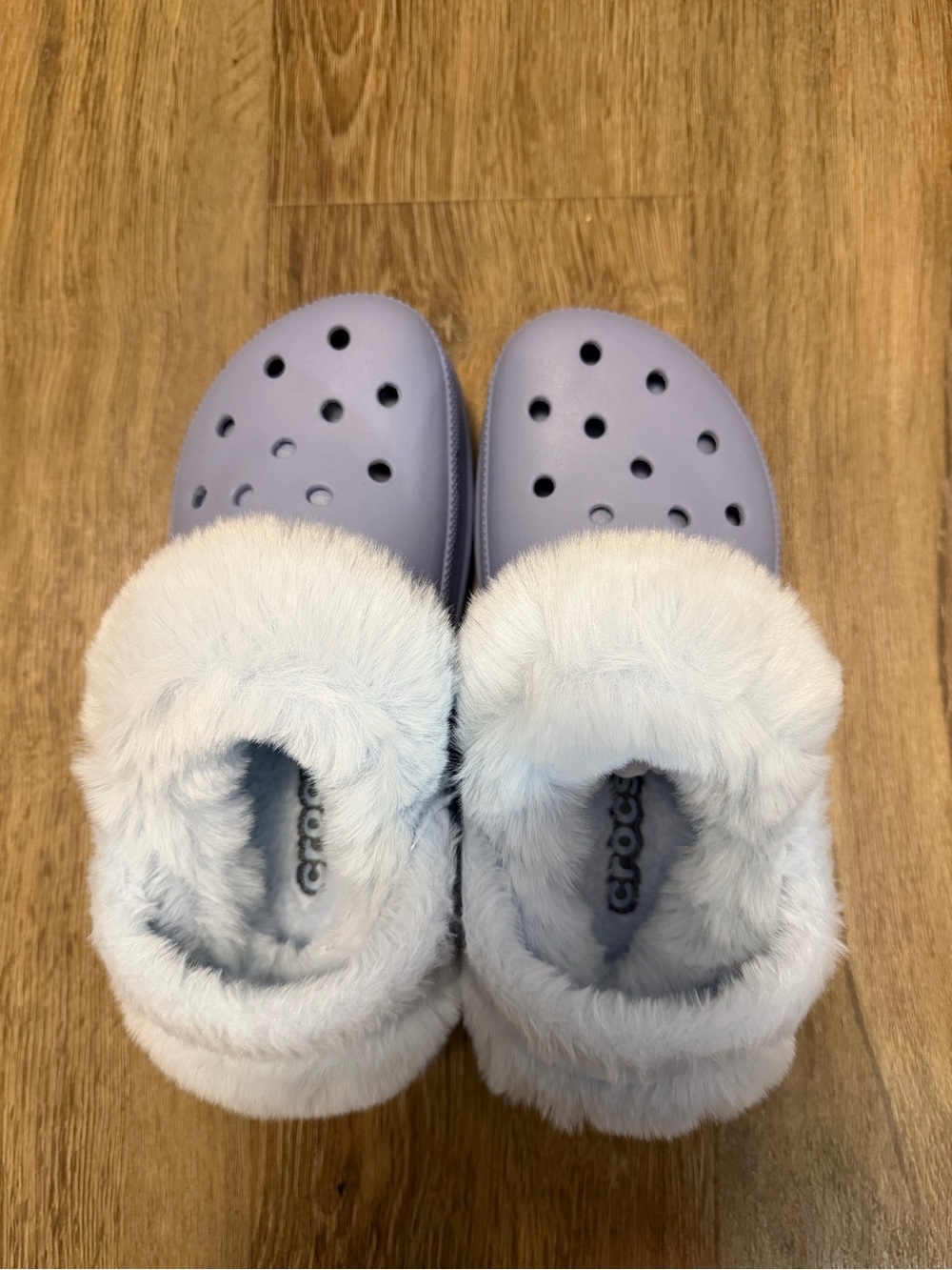 SOLD-OUT NWT Crocs Bae Lined Platform Clogs Blue Haze, Women’s Size 6